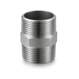 Adaptateur de raccord hexagonal fileté mâle en acier inoxydable et en acier doux, en acier au carbone, BSPT NPT, taille personnalisée - Product Image 4