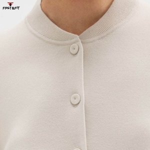 Chaqueta Universitaria Gruesa de Manga Larga para Mujer, Diseño Popular, Nuevo Estilo, Precio Económico, Primavera-Otoño, con Bordado de Algodón - Product Image 6