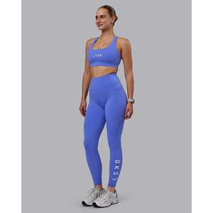 Leggings Deportivos Rep Ultra High-Rise Sin Costuras con Bolsillos - Azul Baja-Blanco XXS-XS - Product Image 1