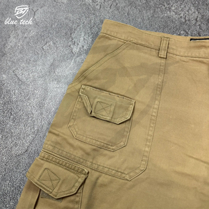 กางเกงคาร์โก้แขนสั้นสำหรับผู้ชาย, โลโก้6กระเป๋าสไตล์ลำลองใส่สบาย - Product Image 6