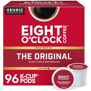 Café Eight O'Clock The Original, Cápsulas Individuales Compatibles con Keurig K-Cup, Café Tostado Medio, 96 Unidades - Product Image 6