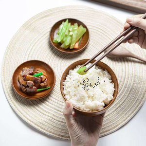 ชามไม้ธรรมชาติปลอดสารพิษสำหรับสลัด ทำจากไม้เนื้อแข็ง ขนาด 6 นิ้ว/ 500 มล. รุ่น JB2 ไม้สัก 2 ชิ้น โดย crescent crafts - Product Image 5