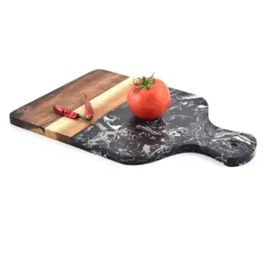 Two Tone Finished Vegetable Or Fruit Cutting Board Cheese Board Restaurant Kitchen Used Mango Wooden Chopping Board