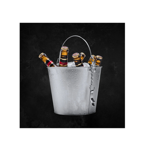Seau à glace en aluminium d'aspect moderne Grand seau à vin Bac à boisson au design simple Seau à glace au meilleur prix - Product Image 6