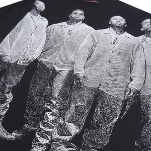 Haute qualité 100% coton nouveau Design hommes Boxy T-shirts personnalisés DTG impression chemises respirant séchage rapide bas prix - Product Image 6