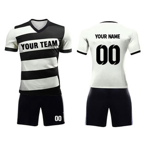 ชุดกีฬาฟุตบอลชายเสื้อกีฬาเสื้อเจอร์ซีย์สีแดงและสีดำชุดเสื้อฟุตบอลผ้าโพลีเอสเตอร์ระบายอากาศ - Product Image 6