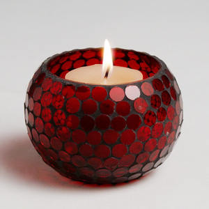 Portavelas de Mosaico de Vidrio de Primera Calidad, Decoración de Balcón, Diseño Elegante, Portavelas Hecho a Mano para Navidad - Product Image 3