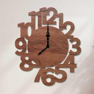 Best Selling Modern Natural Wood Wall Mounted Hanging <b>Clock</b> Quartz Needle Display <b>Antique</b> <b>Style</b> Multi-piece Set for Wedding - Product Image 4