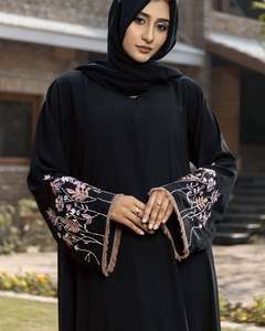 Offre Spéciale 2 pièces ensembles modeste grande taille Abaya manches longues turquie arabe islamique vêtements dubaï Musalmane prière robe dames - Product Image 2