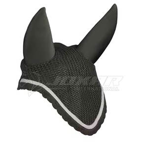 Cómodo gorro de oreja de caballo para protección contra moscas tela transpirable suave y duradera Para Caballo - Product Image 2