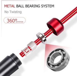 Cordes à sauter en cuir prêtes à quantité minimale de commande des fournisseurs pakistanais offrant des cordes à sauter d'entraînement Cross Fit Endurance Training - Product Image 5