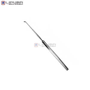 Crochet auriculaire pour corps étranger Moldenhauer de qualité chirurgicale supérieure, 16,5 cm, pour des procédures ORL sûres et efficaces, instruments médicaux - Product Image 4