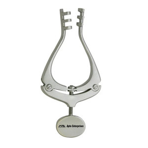 JANSEN Retractor 4,25 "Modelo Estándar 3" Propagación Roma 3x3 Puntas 10mm Ancho de Mandíbula Acero Inoxidable Manual Instrumento Quirúrgico Alto - Product Image 1
