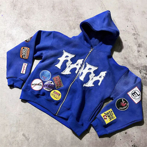 เสื้อฮู้ดแบบมีฮู้ดปักโลโก้เต็มตัวออกแบบได้ตามต้องการ - Product Image 1