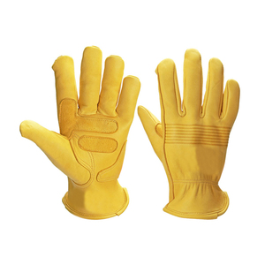 Nuevo estilo Mig guantes de conducción cuero soldadura cuero guantes de soldadura llegada resistencia razonable seguridad conducción guantes calor - Product Image 1