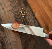 Couteau de Chef Damas VG10 de Qualité Supérieure en Acier Inoxydable Écologique Moderne avec Emballage Personnalisable pour une Coupe Optimale