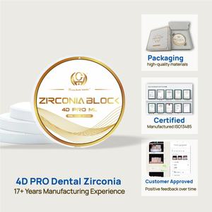 Disco in Zirconia Dentale 4D <span class=keywords><strong>PRO</strong></span>, Blocco Multistrato in Zirconia per Laboratorio, Materiale di Consumo Dentale, Disco in Ceramica da 98mm - Product Image 3
