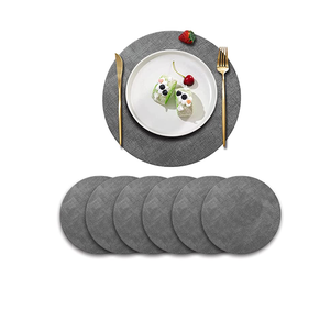 Napperon en cuir de style indien hôtel restaurant nourriture isolation thermique tapis de table design créatif produit de vente chaud - Product Image 2