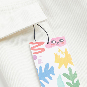 ขายส่งผอมพอดีเอวสูงเด็กกางเกงขายส่งสำหรับสาวๆที่มีโลโก้ที่กำหนดเอง - Product Image 3