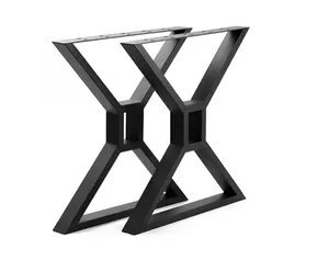 Pieds de table en métal revêtus de poudre personnalisables pour salle à manger forte demande excellent rapport qualité-prix pour le salon en plein air école - Product Image 1