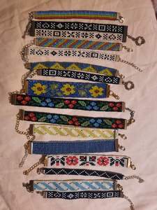 <b>Boho</b> Style Woven <b>Bracelet</b> with Rice Beads Colorful Friendship <b>Bracelet</b> Made From Stone Beads - Product Image 2