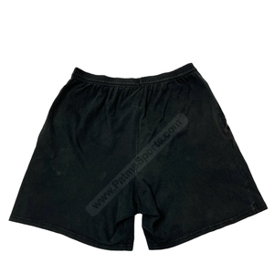 Pantalones cortos de sudor con lavado ácido negro de alto impacto, diseño personalizado, pantalones cortos de sudor con lavado ácido a precio asequible, serigrafía bordada - Product Image 4