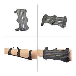 Guantes de Tiro con Arco de Cuero de Tres Dedos, Guantes Protectores para Arqueros de Arco Recurvo y Equitación, Duraderos y Cómodos - Product Image 4