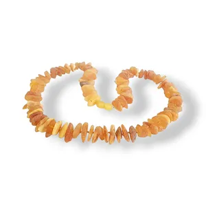 Baby Teething Green Natural True Genuine Baltic Amber Necklace Safe Knotted