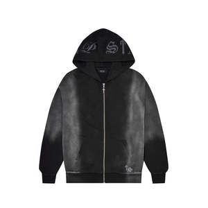 Superventas personalizado hombres sudaderas con capucha sólida Unisex Casual Hip Hop Streetwear sudaderas con capucha térmica - Product Image 1