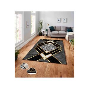 Tapis de sol antidérapant à motif géométrique imprimé numérique 3D Installation adhésive moderne et résistante à l'usure-Modèle 2mm 3mm 6mm - Product Image 1