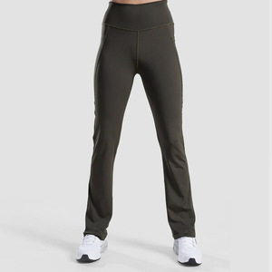 กางเกงเลกกิ้งออกกำลังกายแบบสั่งทำ |   กางเกงโยคะเอวสูงขายส่ง |   ชุดออกกำลังกายผู้หญิงไร้รอยต่อ - Product Image 1