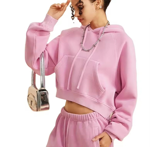 Pull à capuche pour femmes Crop Hoodies Femmes Vêtements Nouveau Style Manches Longues Casual Hoodies Pour Femme Casual - Product Image 1