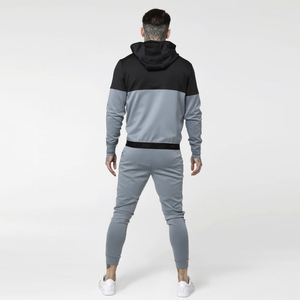 Conjunto de Chaqueta y Pantalones Deportivos de Forro Polar de Poliéster con Capucha para Hombre, Ropa Deportiva de Invierno para Gimnasio, Correr, Aire Libre, Moda Urbana - Product Image 6
