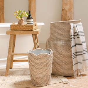TienPhong Wholesale <b>Rattan</b> La Jarre <b>Laundry</b> <b>Basket</b> / <b>Laundry</b> Hamper (High Neck) - Handwoven Natural Clothes Storage - Product Image 2