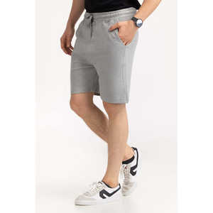 กางเกงขาสั้นทรงปกติผ้าฝ้าย 100% เอวยางยืด ระบายอากาศได้ดี สไตล์สตรีทแวร์สำหรับผู้ชาย ไซส์ XS และ XXS ลายกีฬาพร้อมโลโก้ - Product Image 3