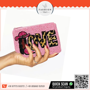 Compre la mejor calidad hecha a mano Cowboy Be Mine Bolsa con cuentas Elegante Western Coin Bag - Product Image 5