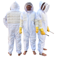 Combinaison d'apiculture semi-ventilée avec voile de protection intégral pour apiculteurs – Vêtement de sécurité semi-ventilé