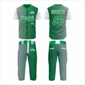 ชุดยูนิฟอร์มเบสบอลแบบสั่งทำคุณภาพพรีเมียมสำหรับทีม ระบายอากาศได้ดี ทนทาน พร้อมโลโก้ด้านหน้า แห้งเร็ว - Product Image 4