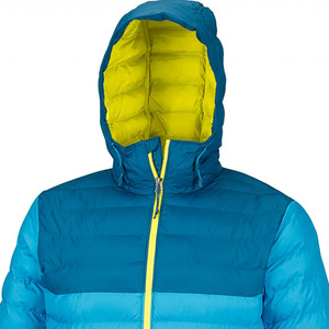 Chaqueta de invierno acolchada gruesa personalizada para hombre con relleno de plumón, ropa formal para exteriores con logotipo frontal, talla 4XL OEM al por mayor - Product Image 2