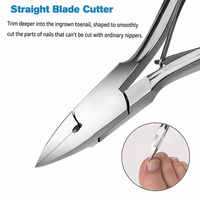 Pinces à cuticules en acier inoxydable de haute qualité coupe-ongles boîte ronde Joint simple ressort finition sable mâchoire complète 14mm lames tranchantes