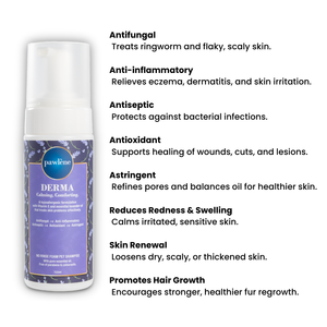 Champú Profesional para Mascotas Pawlene Derma sin Enjuague con Aceite Esencial de Lavanda, Alivia el Eccema y la Dermatitis - Product Image 4