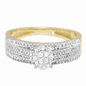 เครื่องประดับเพชร14K 18K สำหรับผู้หญิงได้รับการรับรองจากโรเดียมชุบส่งตรงจากอินเดีย - Product Image 3