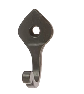 ตะขอแขวนเสื้อผ้าแบบติดผนัง สไตล์วินเทจ สีดำโบราณ ทำจากเหล็ก สำหรับตกแต่ง - Product Image 5