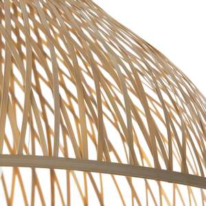 Abat-jour en bambou de style vintage moderne suspension décorative minimaliste lampe suspendue en bambou grossiste vietnamien - Product Image 2