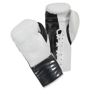 Gants de boxe en cuir véritable de qualité supérieure, pour l'entraînement au combat professionnel MMA, compétition - Product Image 4
