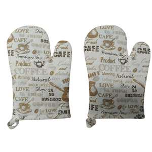 Nouveau Design 100% Coton Cuisine Four-Gant Cuisine Pot Holder & Mitten Fabriqué En Inde Durable Réutilisable - Product Image 2