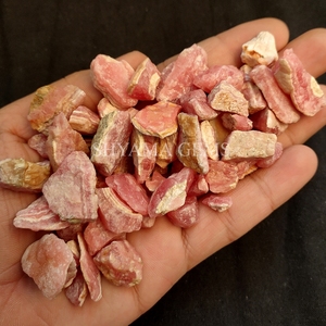 Rodocrosita natural de Argentina, piedras preciosas sueltas en bruto, cristal rosa para joyería, manualidades a precio de fábrica al por mayor - Product Image 1