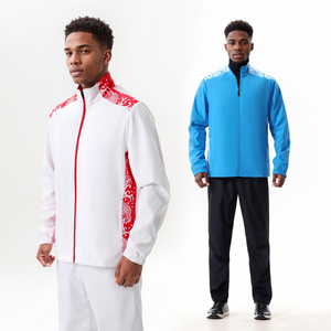 Ensemble de survêtements décontractés pour hommes, vêtements de sport légers et confortables, combinaison de jogging pour l'entraînement en salle de sport, la course et les activités de plein air - Product Image 5