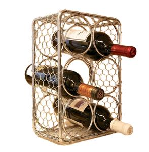 Produit le plus vendu en 2024 Support de porte-vin en métal Fabolous Look pour restaurants/hôtels Comptoir de bar Présentoir à vin - Product Image 5
