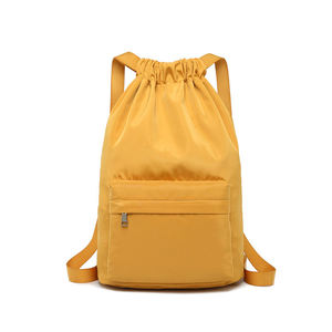 Bolsa de la compra de poliéster, Original, barata, de fábrica, cordón promocional personalizado, con bolsillo con cremallera - Product Image 5